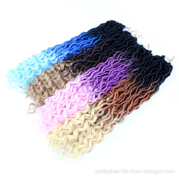 Julianna Gypsy Locs 24 Strands 14 18 24 Inches Locks 10 Pouces  One Colours 3 Tone Straight Wavy Goddess Gypsy Faux Locs Hair